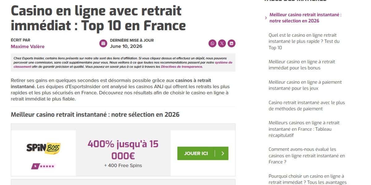 Casino Retrait Rapide : Pourquoi les Joueurs Privilégient les Plateformes aux Paiements Instantanés