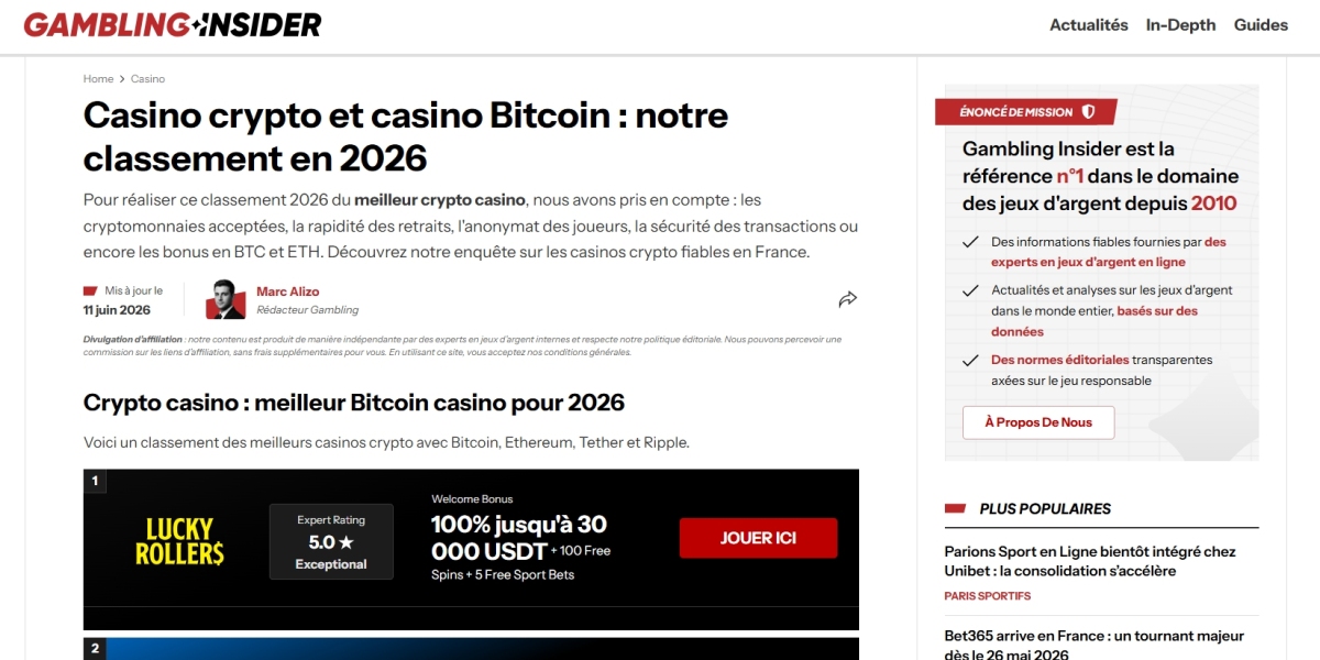 Casino crypto en ligne : guide complet pour comprendre et profiter des jeux de hasard numériques