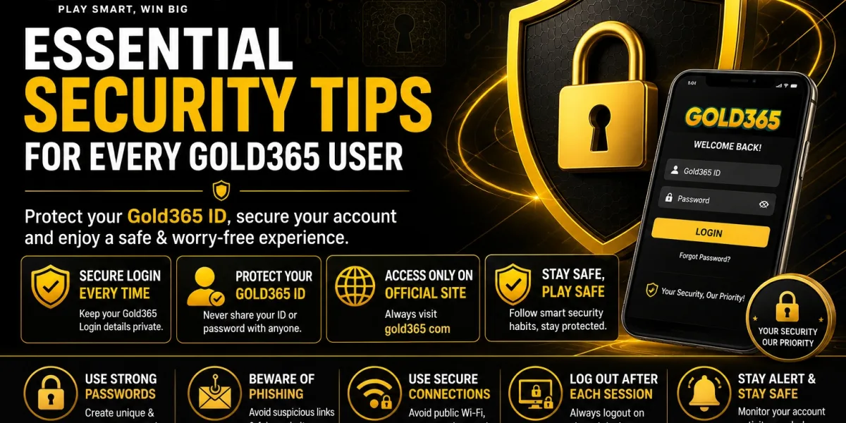 Essential Security Tips for Every Gold365 User 