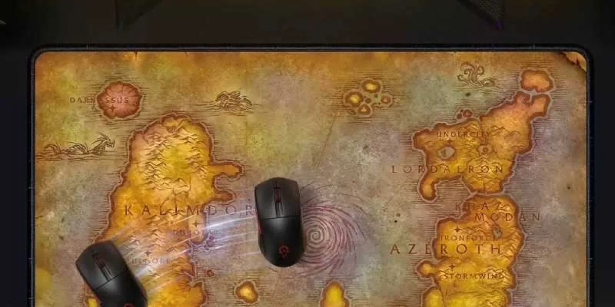 wow Vintage Azeroth World‑Map Desk‑Mat Revives Classic WoW Memories On My Workstation