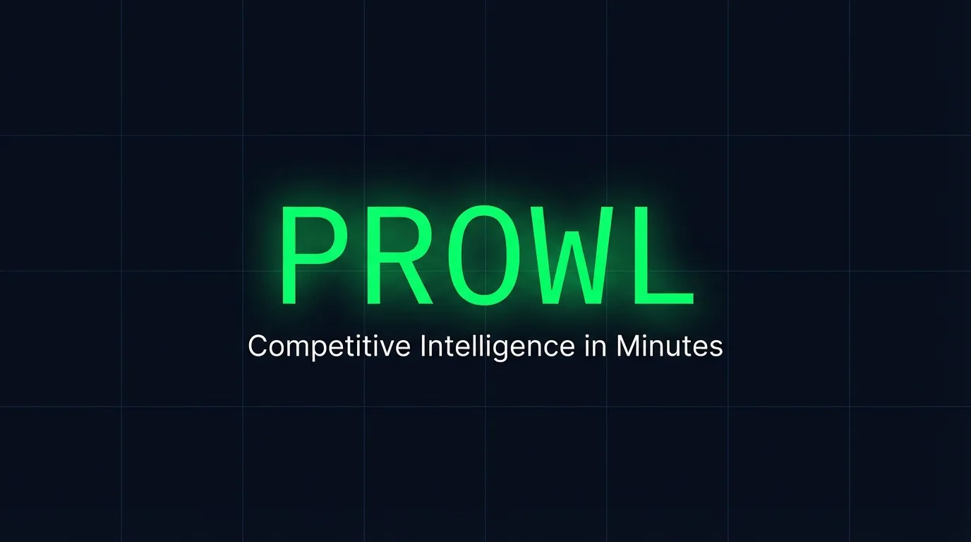 Prowl — the market intelligence connector for AI agents
