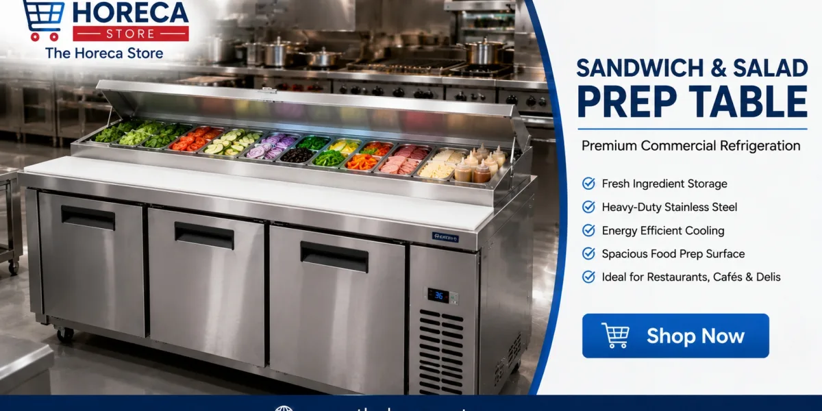 Sandwich And Salad Prep Table: The Essential Refrigerated Workstation for Commercial Kitchens