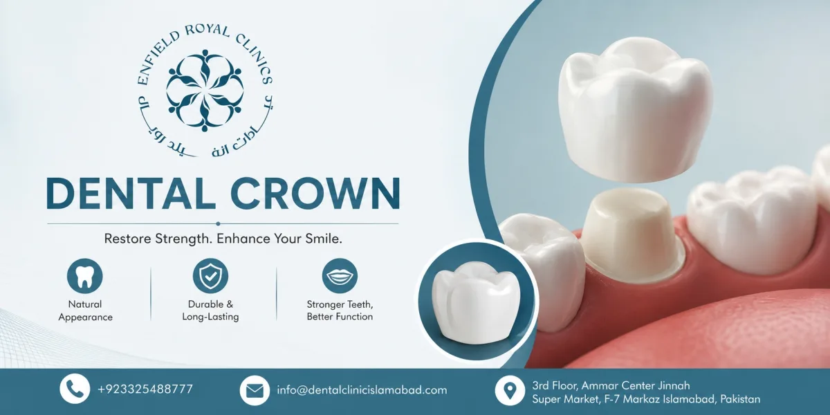 Reliable Crowns for Damaged Teeth in Islamabad