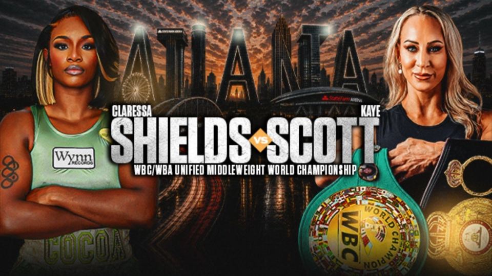 Claressa Shields vs Kaye Scott at State Farm Arena · Atlanta