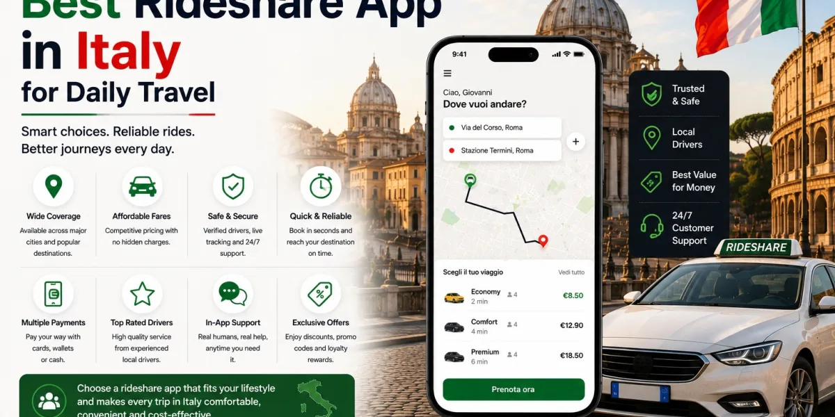 Choosing the Best Rideshare App in Italy for Daily Travel