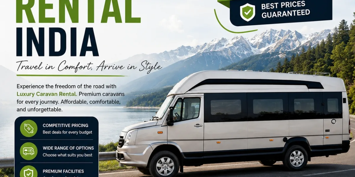 Caravan with Toilet and Kitchen Rent: Your Home on Wheels for Every Journey