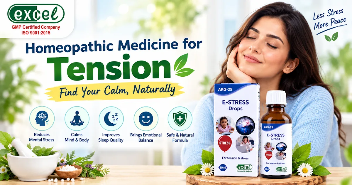 Homeopathic Medicine for Tension: A Gentle Way to Calm Mind and Body