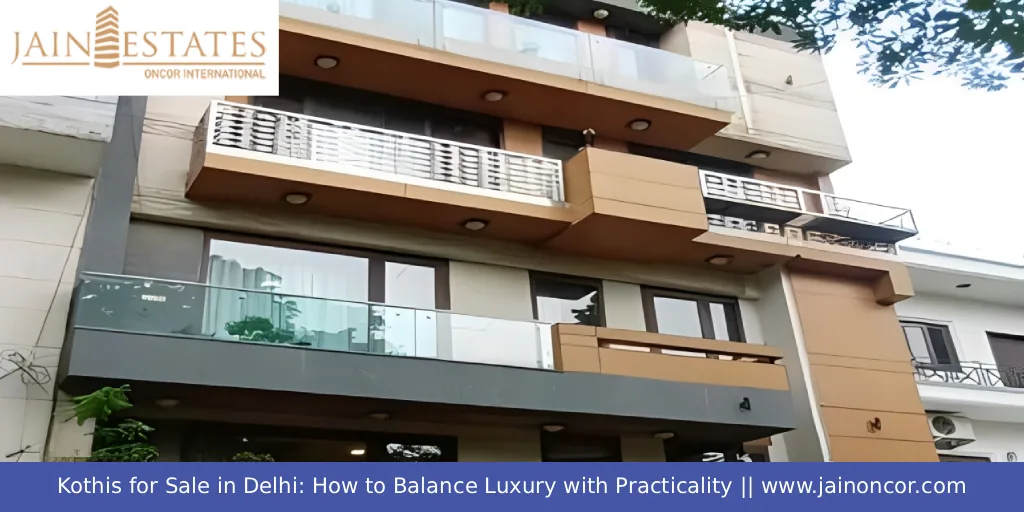 Kothis for Sale in Delhi: How to Balance Luxury with Practicality