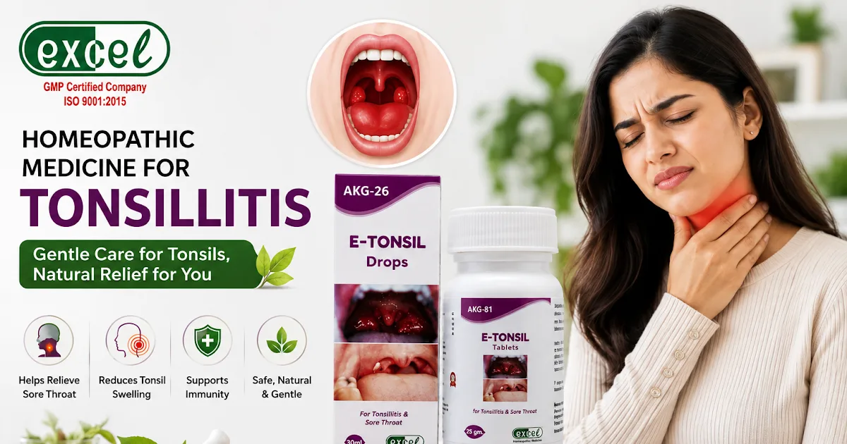 Homeopathic Medicine for Tonsillitis: A Natural Way to Ease Throat Pain and Swelling