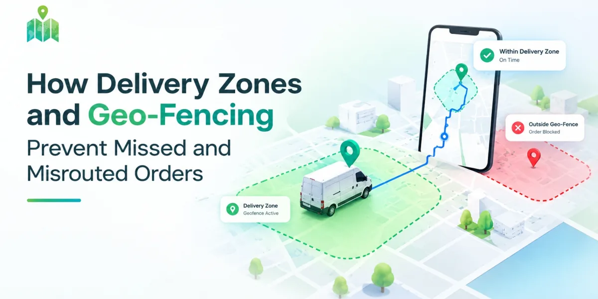 How Delivery Zones and Geo-Fencing Prevent Missed and Misrouted Orders