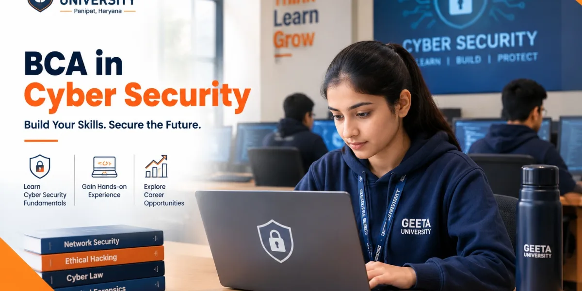 BCA in Cyber Security at Geeta University: Eligibility, Admission & Career Scope