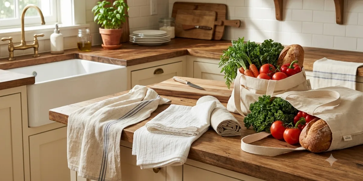 A Practical Guide to Kitchen Towels and Reusable Grocery Bags for Everyday Living