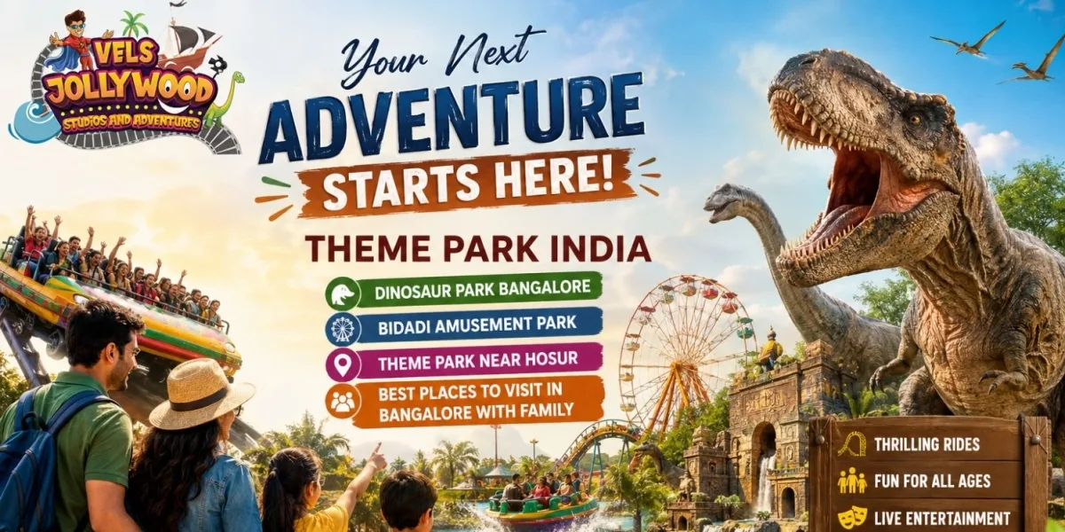 Theme Park India: Discover a Thrilling Bidadi Amusement Park at Vels Jollywood Studios & Adventures