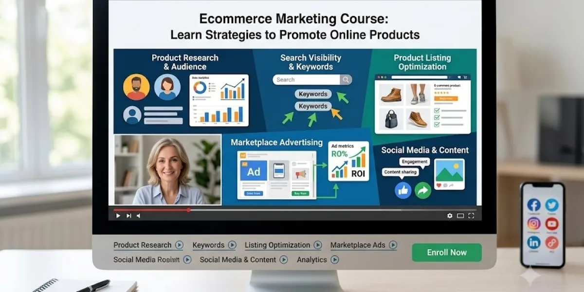 Ecommerce Marketing Course Learn Strategies to Promote Online Products