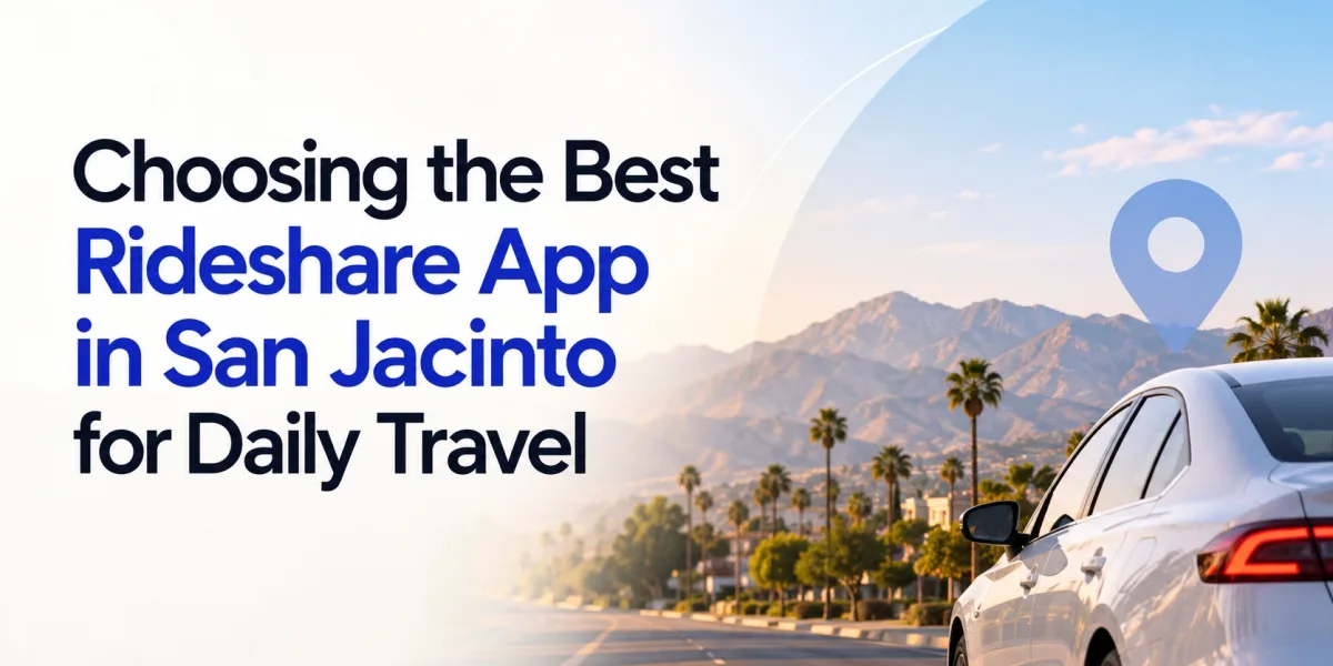 Choosing the Best Rideshare App in San Jacinto for Daily Travel
