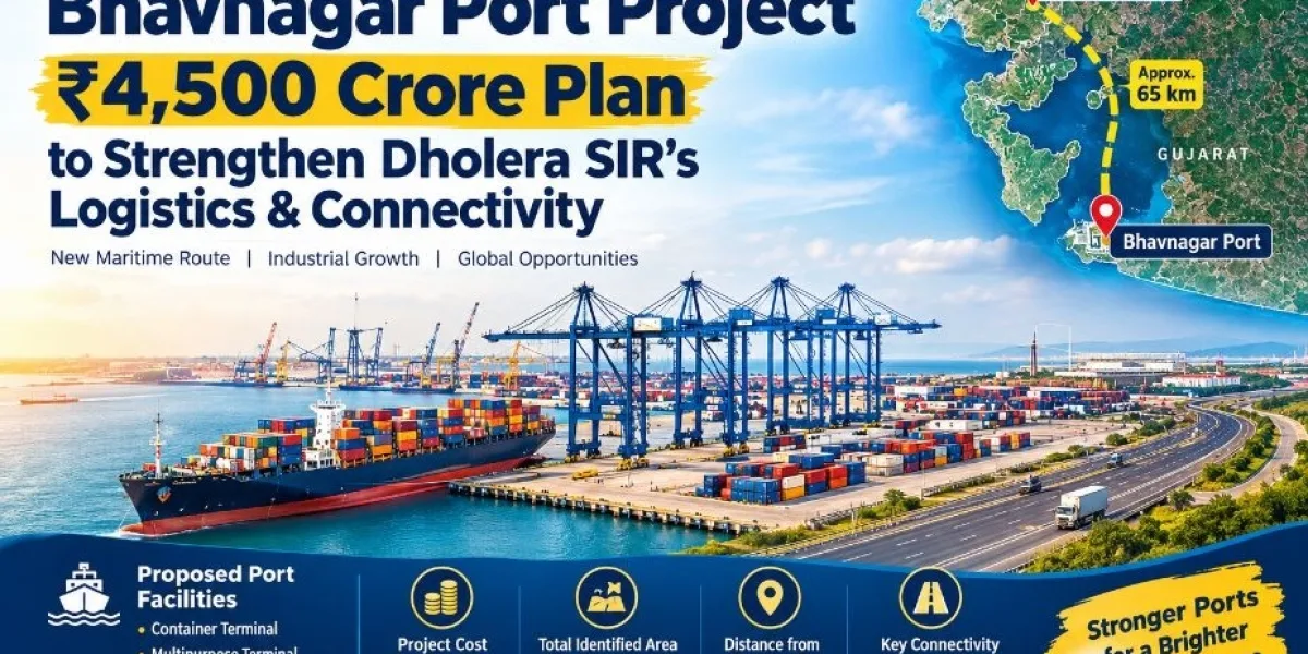 Bhavnagar Port’s ₹4,500 Crore Development Plan Could Strengthen Dholera SIR Connectivity
