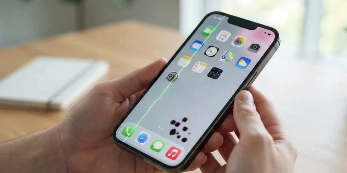 Why Are There Lines, Spots, or Discoloration Appearing on My iPhone Screen?