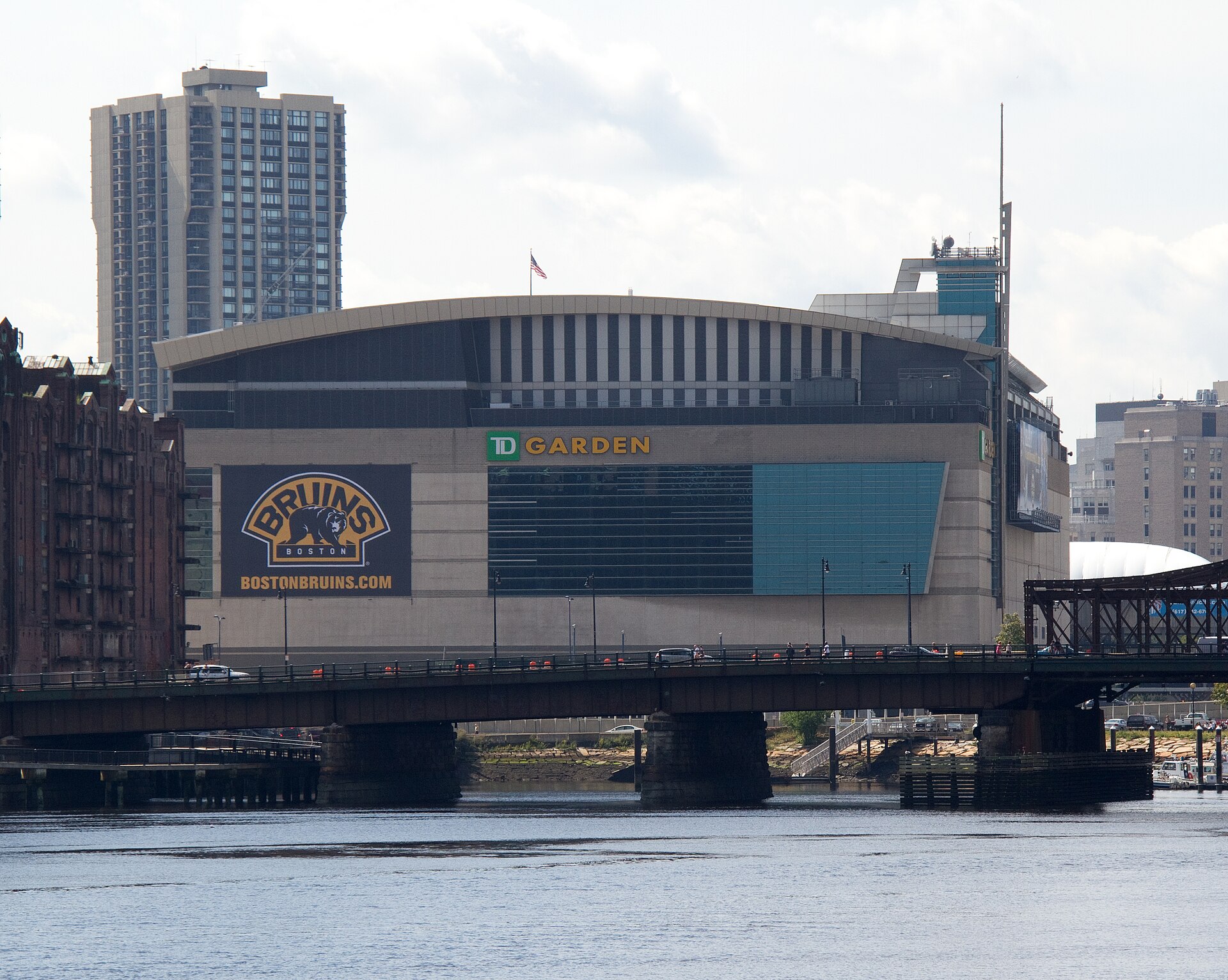 Foto del recinto TD Garden desde Wikimedia Commons.
