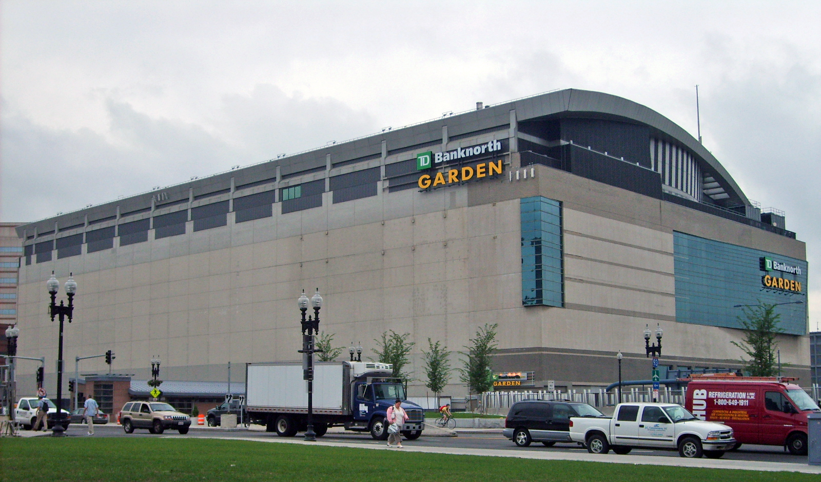 Foto del recinto TD Garden desde Wikimedia Commons.